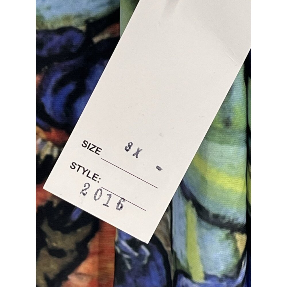 SOLE DIONE STUDIO Women's Bright Floral Print Round Neck 3/4 Sleeve Tunic NWT 3X - Picture 4 of 6